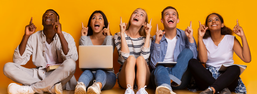 des étudiants à l'étranger