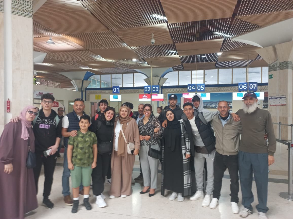 Airport with Golden Students