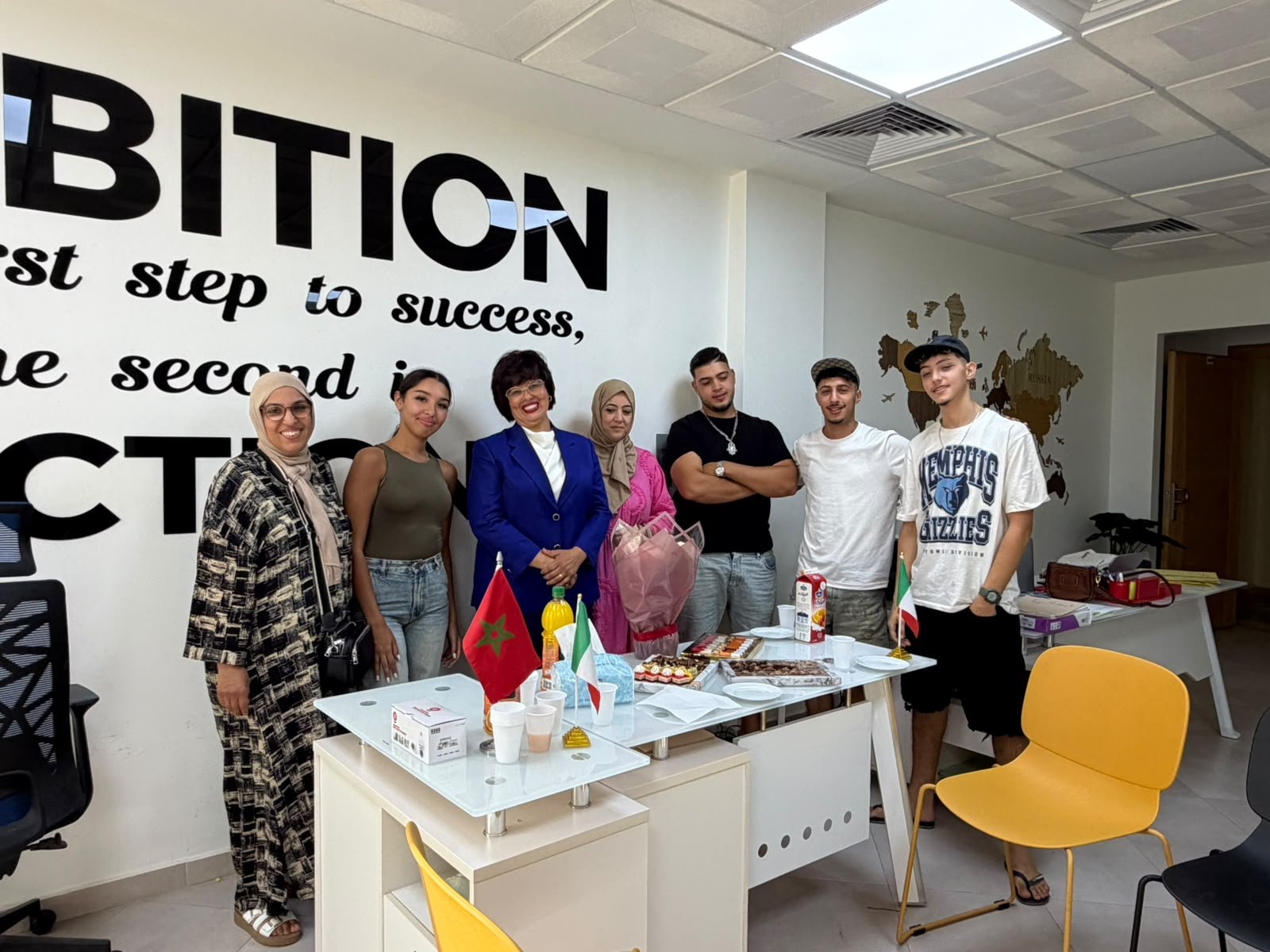 Étudiants ayant obtenu leur visa d'études pour l'Italie chez Golden Student, agence d'orientation à Agadir
